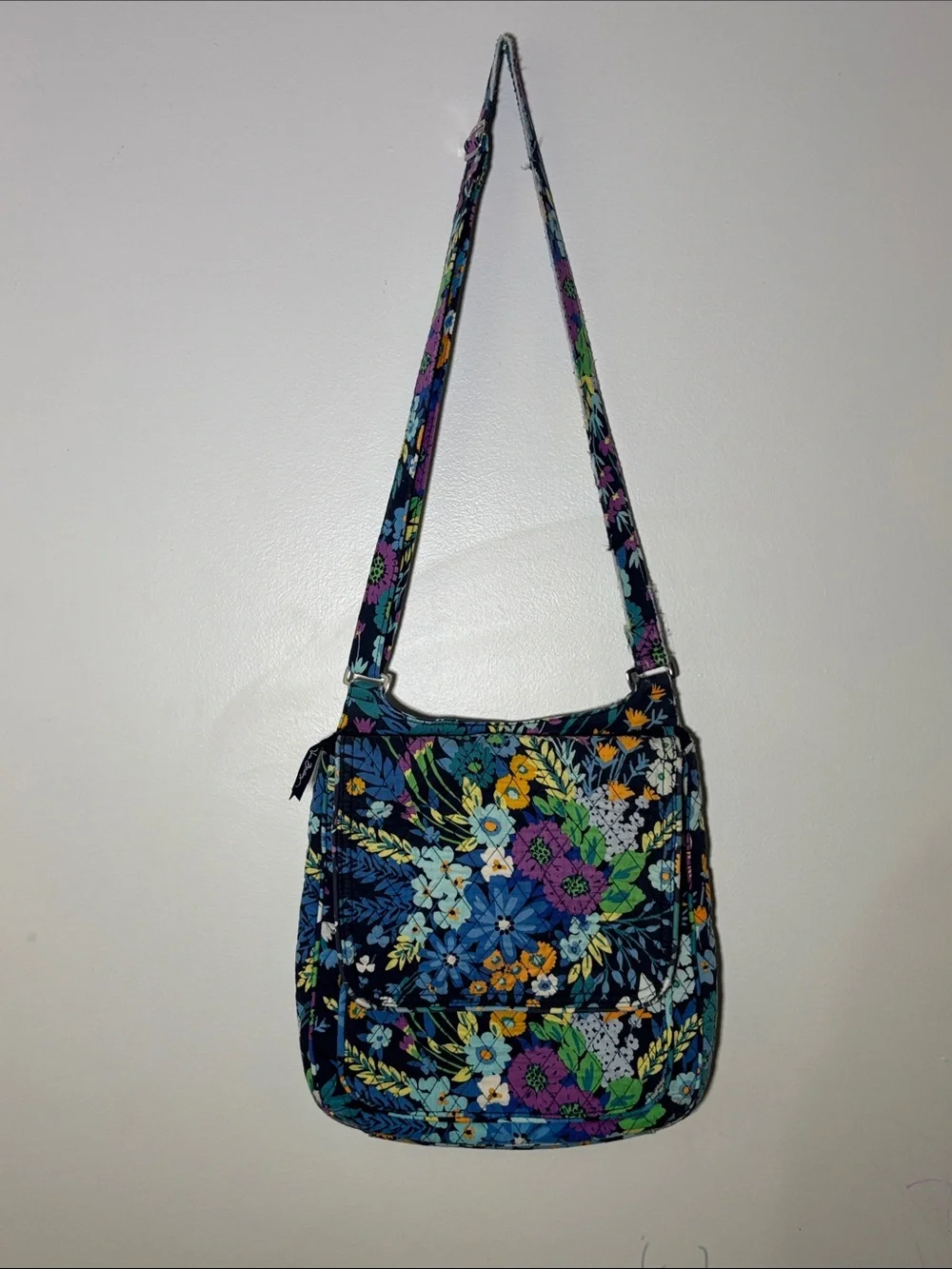 Vera Bradley Floral Quilted Crossbody Magnetic Flap Bag